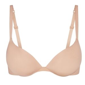 SKIMS PUSH-UP PLUNGE BRA IN A COLOR: MICA (BEIGE)